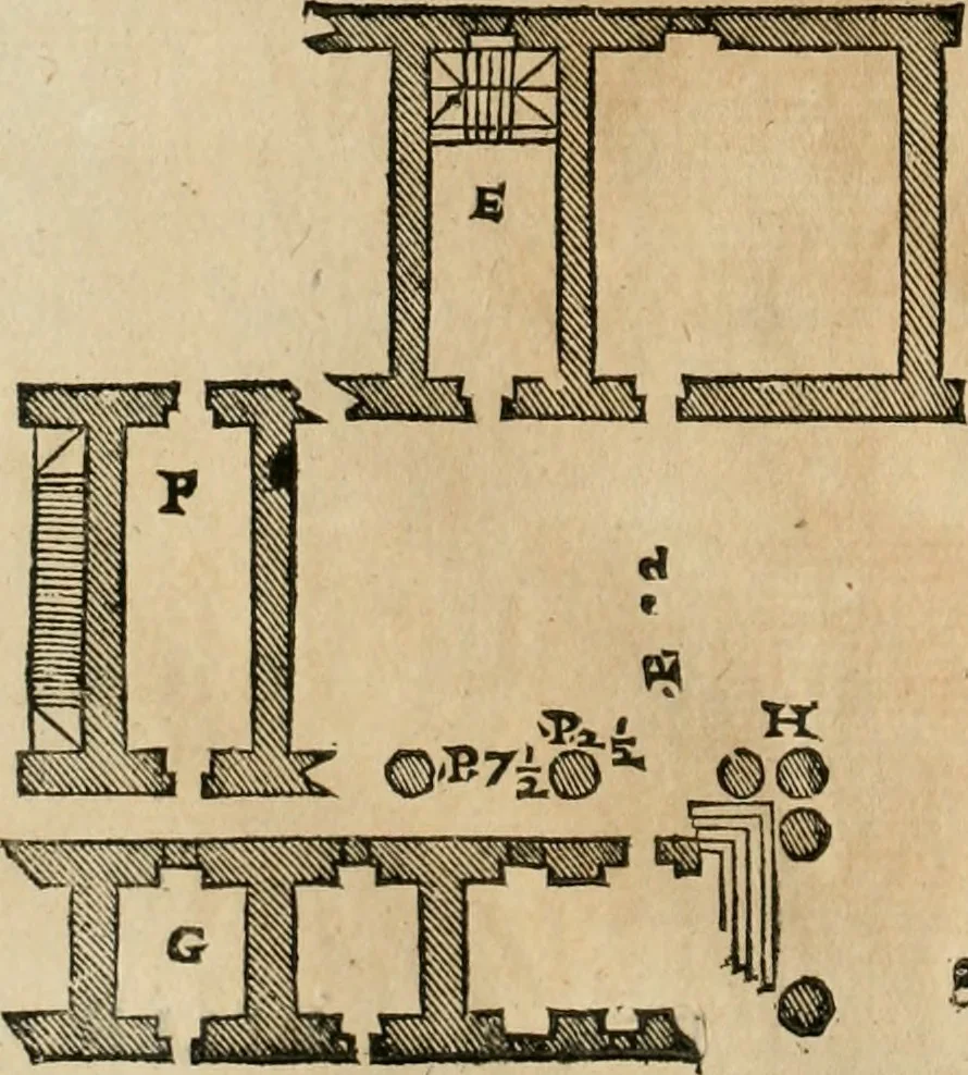 An illustration from I qvattro libri dell'architettvra, 1601, leaf 189