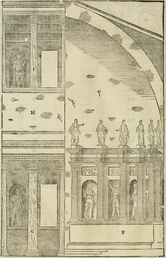 An illustration from I qvattro libri dell'architettvra, 1601, leaf 193