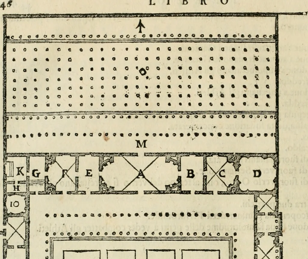 An illustration from I qvattro libri dell'architettvra, 1601, leaf 199