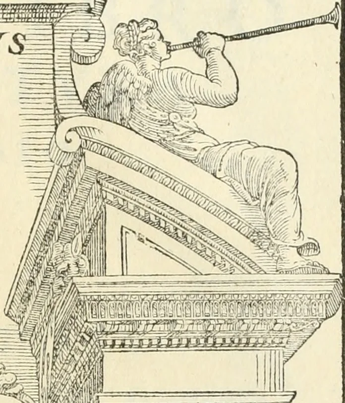 An illustration from I qvattro libri dell'architettvra, 1601, leaf 202