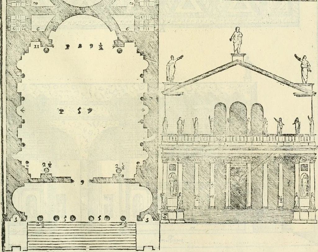 An illustration from I qvattro libri dell'architettvra, 1601, leaf 238