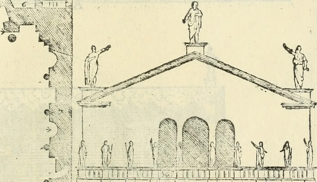 An illustration from I qvattro libri dell'architettvra, 1601, leaf 238
