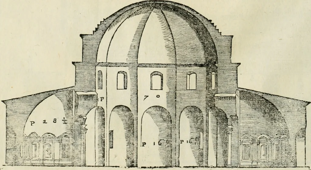 An illustration from I qvattro libri dell'architettvra, 1601, leaf 241