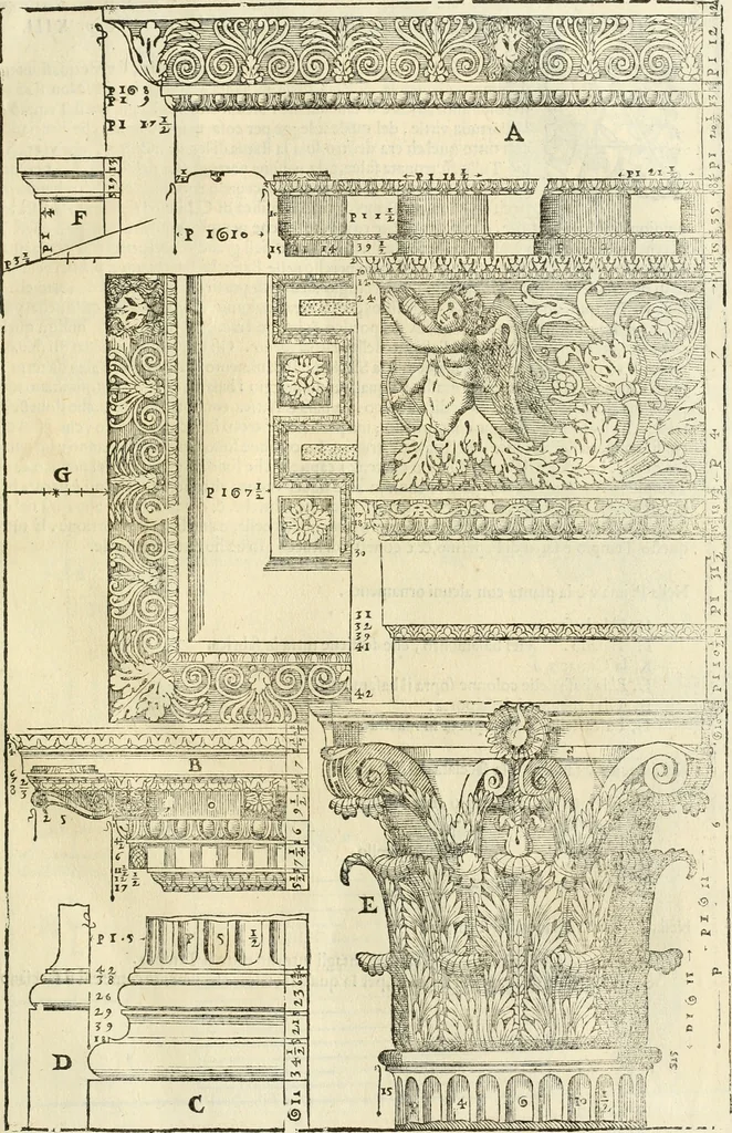 An illustration from I qvattro libri dell'architettvra, 1601, leaf 248