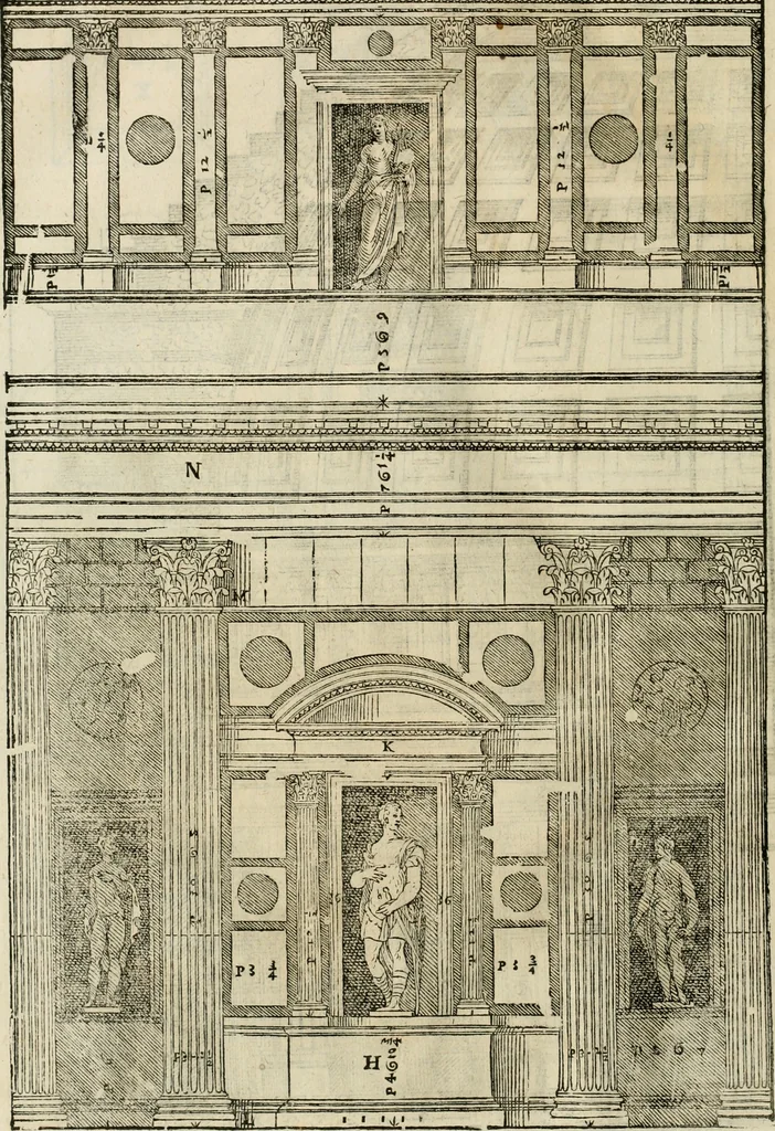 An illustration from I qvattro libri dell'architettvra, 1601, leaf 283