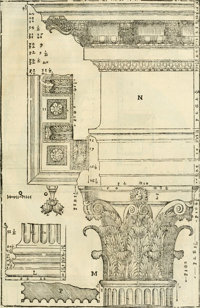 An illustration from I qvattro libri dell'architettvra, 1601, leaf 284