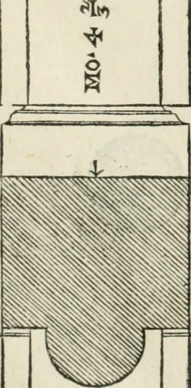 An illustration from I qvattro libri dell'architettvra, 1601, leaf 29