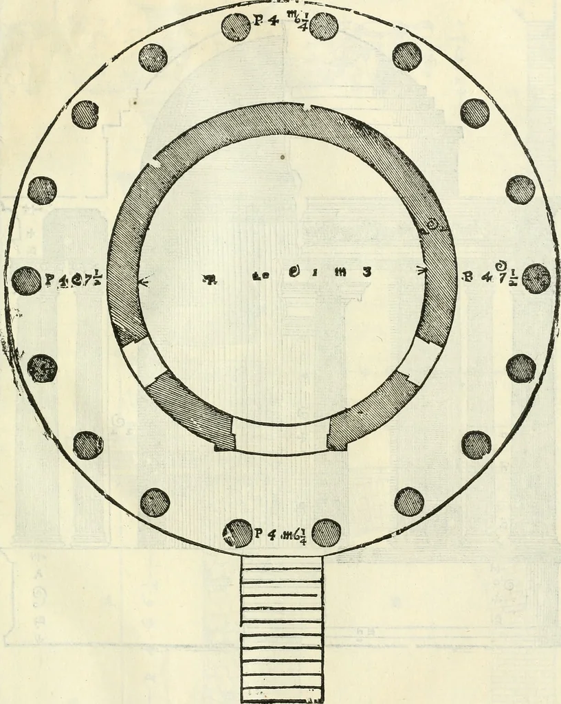 An illustration from I qvattro libri dell'architettvra, 1601, leaf 292