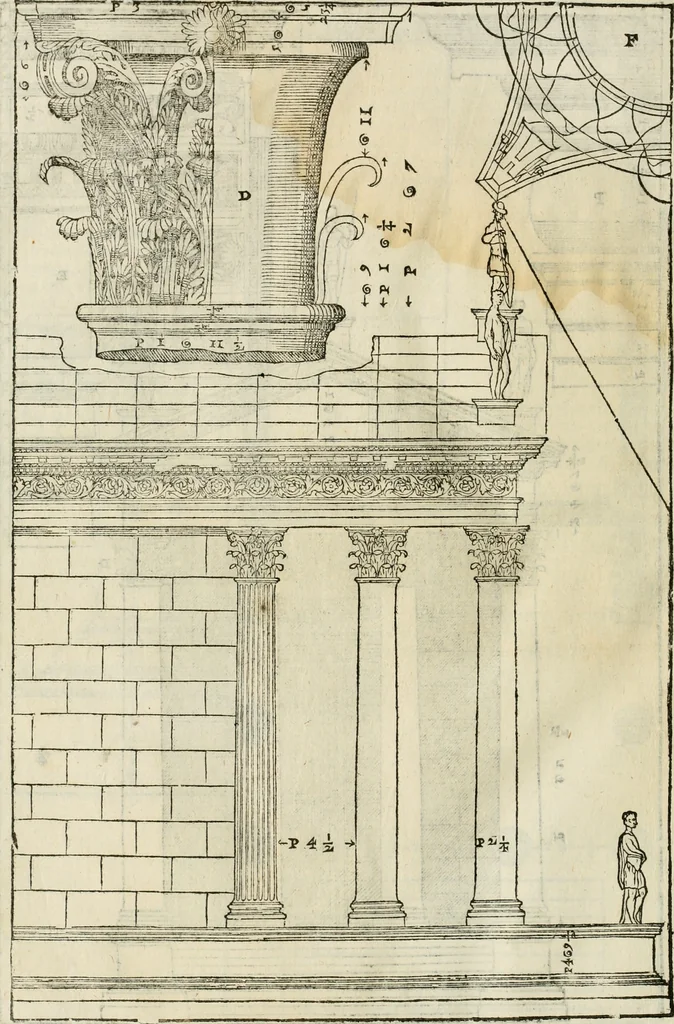 An illustration from I qvattro libri dell'architettvra, 1601, leaf 311