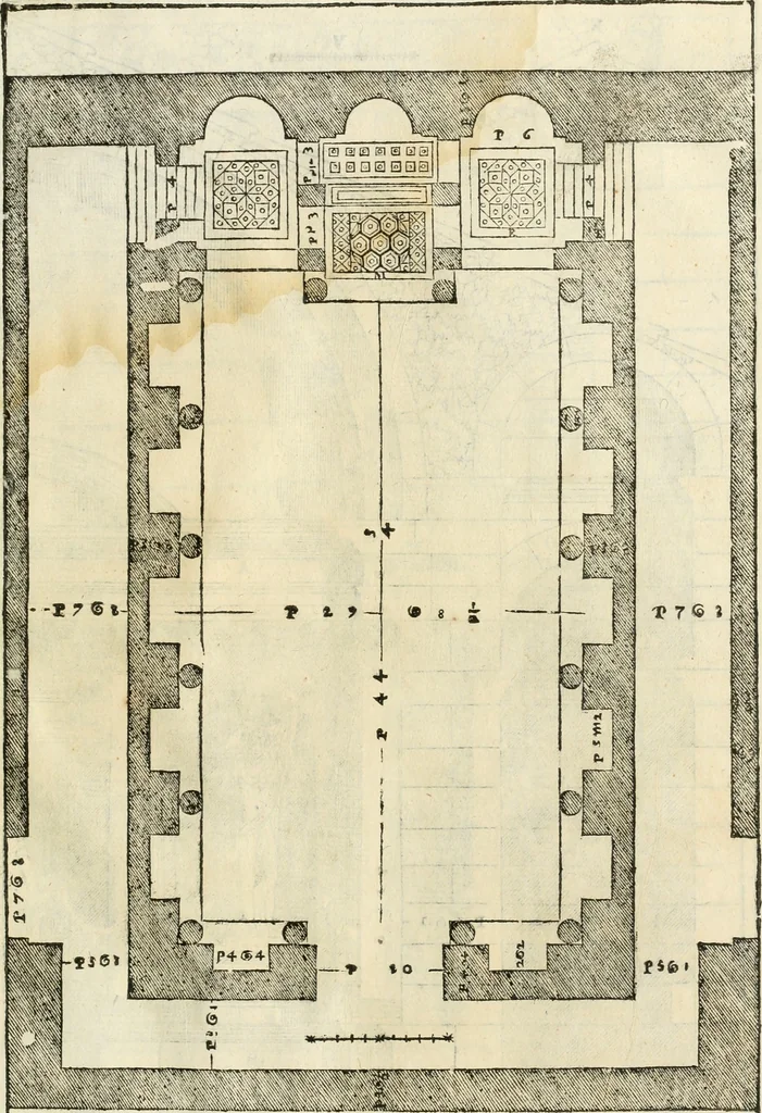 An illustration from I qvattro libri dell'architettvra, 1601, leaf 320