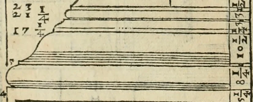 An illustration from I qvattro libri dell'architettvra, 1601, leaf 323