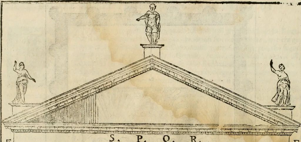 An illustration from I qvattro libri dell'architettvra, 1601, leaf 327