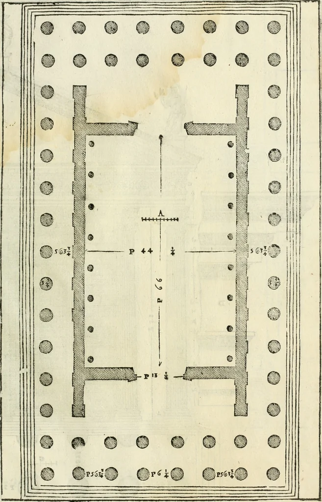 An illustration from I qvattro libri dell'architettvra, 1601, leaf 330