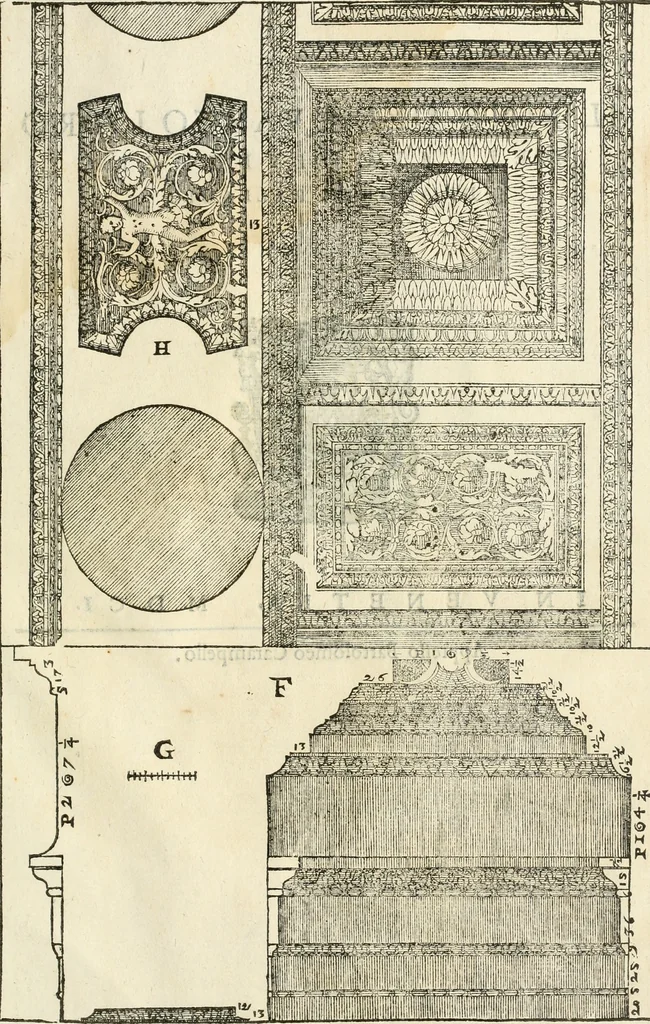 An illustration from I qvattro libri dell'architettvra, 1601, leaf 334