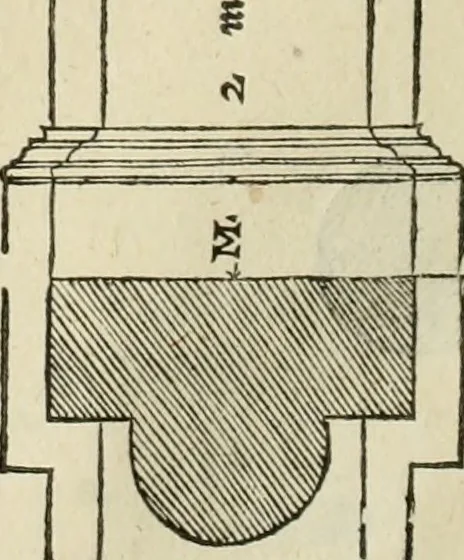 An illustration from I qvattro libri dell'architettvra, 1601, leaf 35