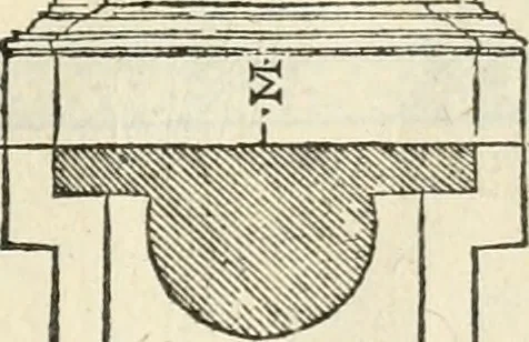 An illustration from I qvattro libri dell'architettvra, 1601, leaf 44