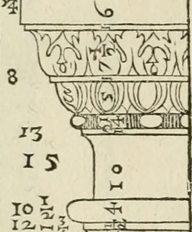 An illustration from I qvattro libri dell'architettvra, 1601, leaf 53
