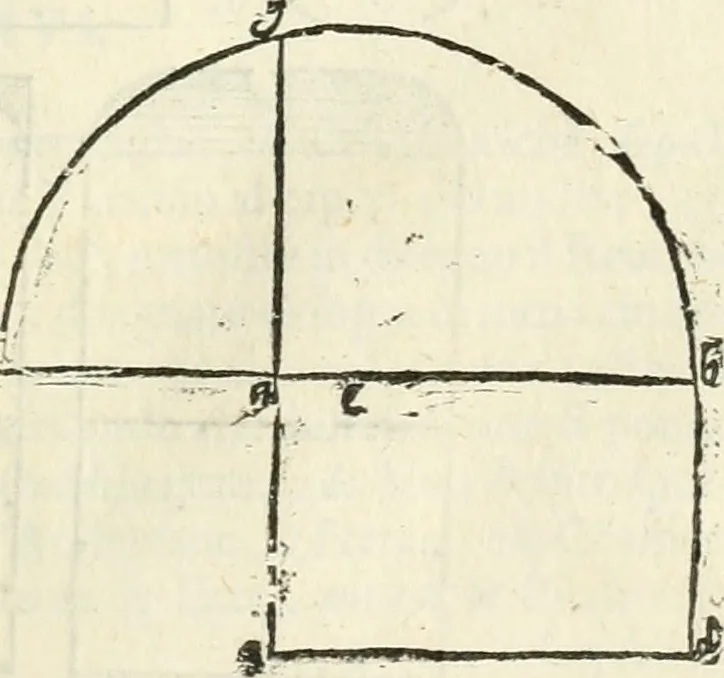 An illustration from I qvattro libri dell'architettvra, 1601, leaf 58