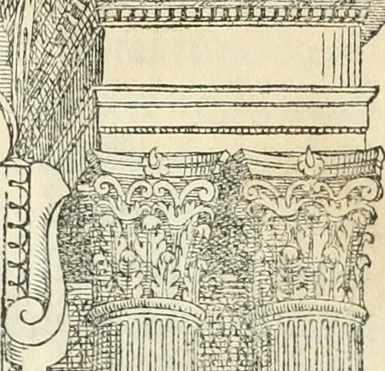 An illustration from I qvattro libri dell'architettvra, 1601, leaf 6