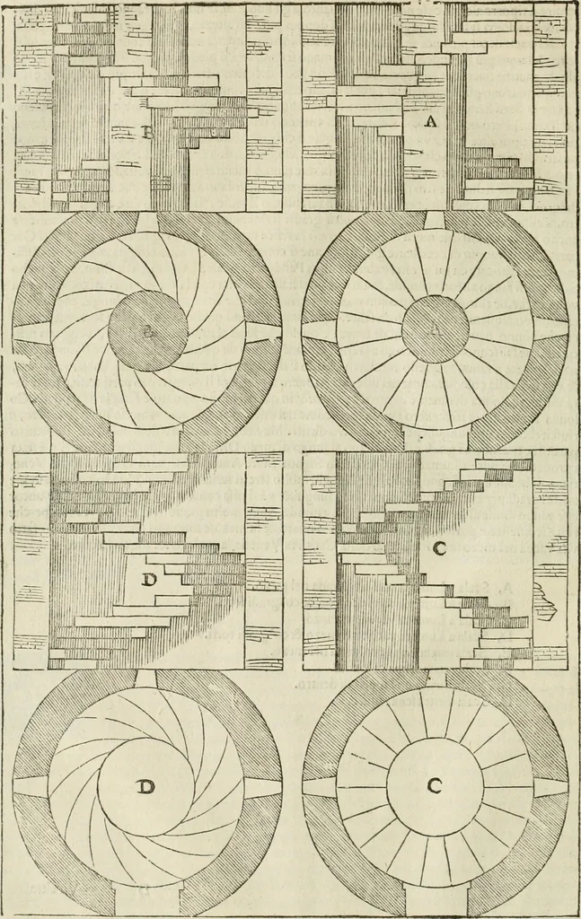 An illustration from I qvattro libri dell'architettvra, 1601, leaf 67