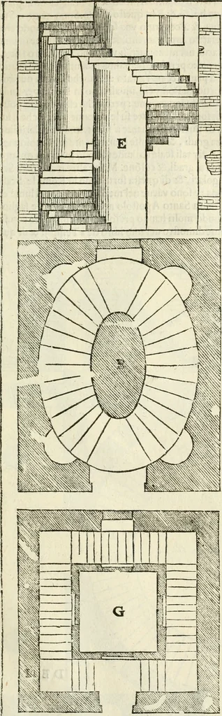 An illustration from I qvattro libri dell'architettvra, 1601, leaf 68
