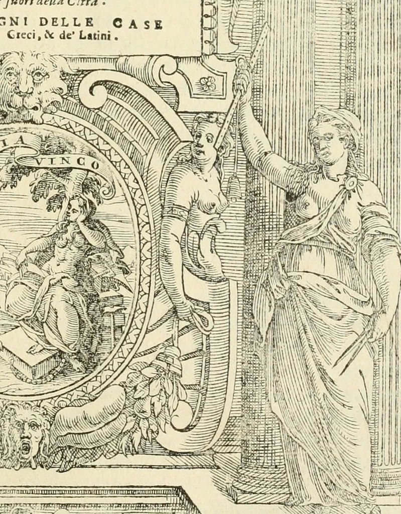 An illustration from I qvattro libri dell'architettvra, 1601, leaf 74
