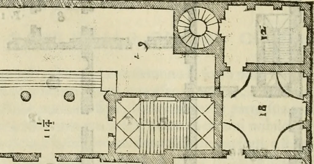 An illustration from I qvattro libri dell'architettvra, 1601, leaf 79