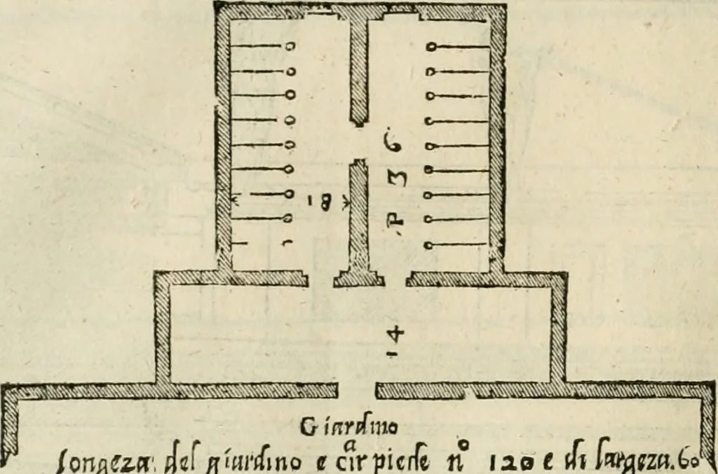 An illustration from I qvattro libri dell'architettvra, 1601, leaf 89