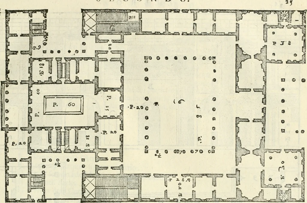 An illustration from I qvattro libri dell'architettvra, 1601, leaf 98