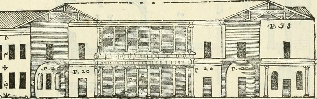 An illustration from I qvattro libri dell'architettvra, 1601, leaf 98