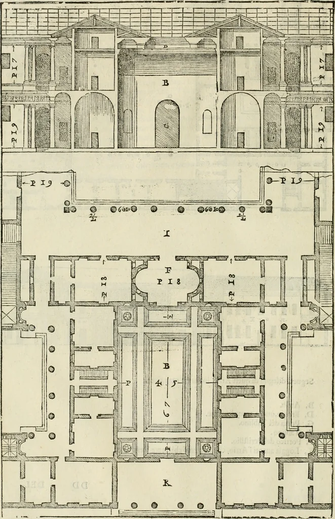 An illustration from I qvattro libri dell'architettvra, 1601, leaf 99