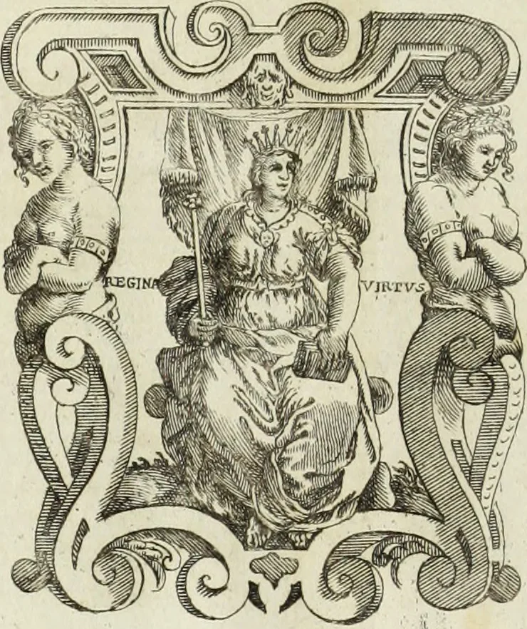 An illustration from I qvattro libri dell'architettvra di Andrea Palladio : ne' quali, dopo un breue trattato de' cinque ordini, & di quelli auertimenti, che sono piu necessarii nel fabricare; si tratta delle case private, delle vie, de i ponti, delle piazze, de i xisti, et de' tempij, 1771, leaf 331