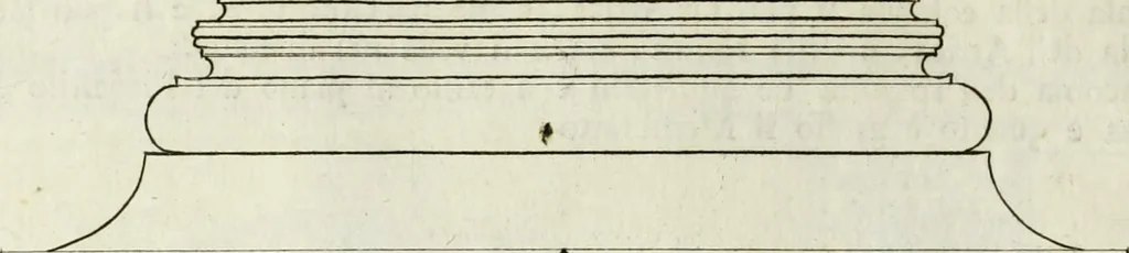 An illustration from I qvattro libri dell'architettvra di Andrea Palladio : ne' quali, dopo un breue trattato de' cinque ordini, & di quelli auertimenti, che sono piu necessarii nel fabricare; si tratta delle case private, delle vie, de i ponti, delle piazze, de i xisti, et de' tempij, 1771, leaf 51