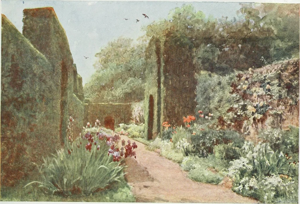 An illustration from Irish life and landscape, 1900, leaf 102