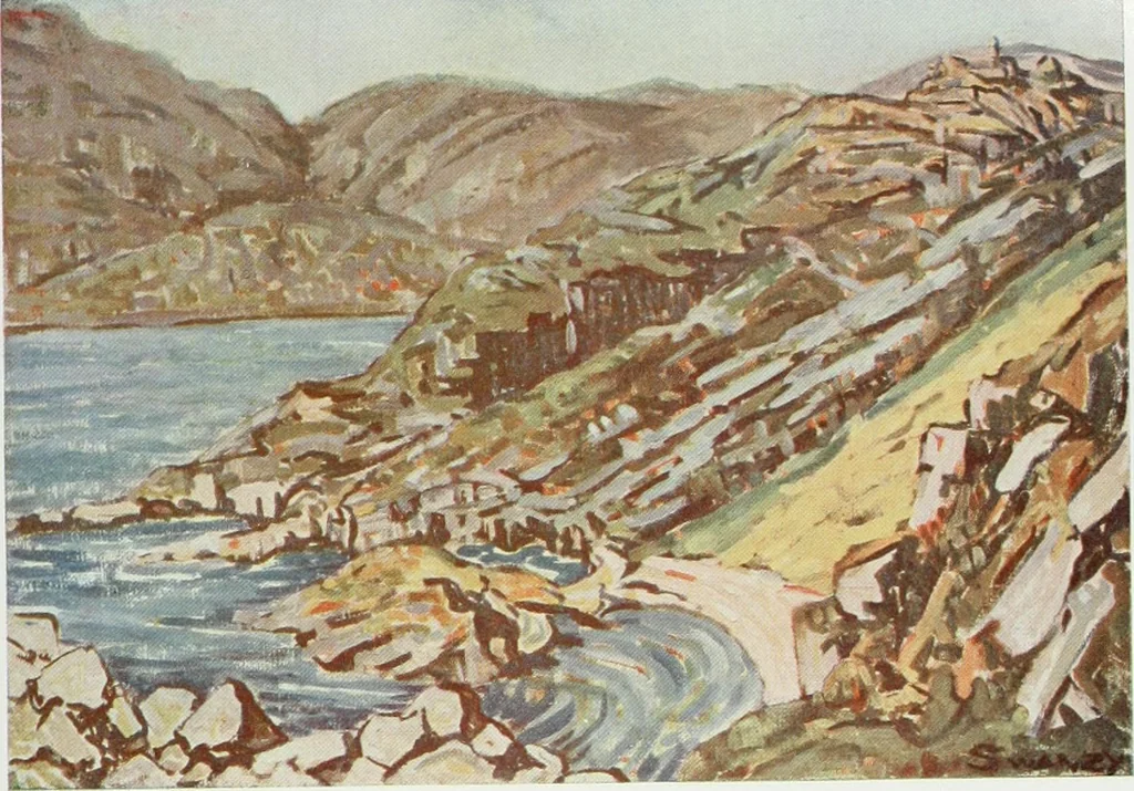 An illustration from Irish life and landscape, 1900, leaf 138