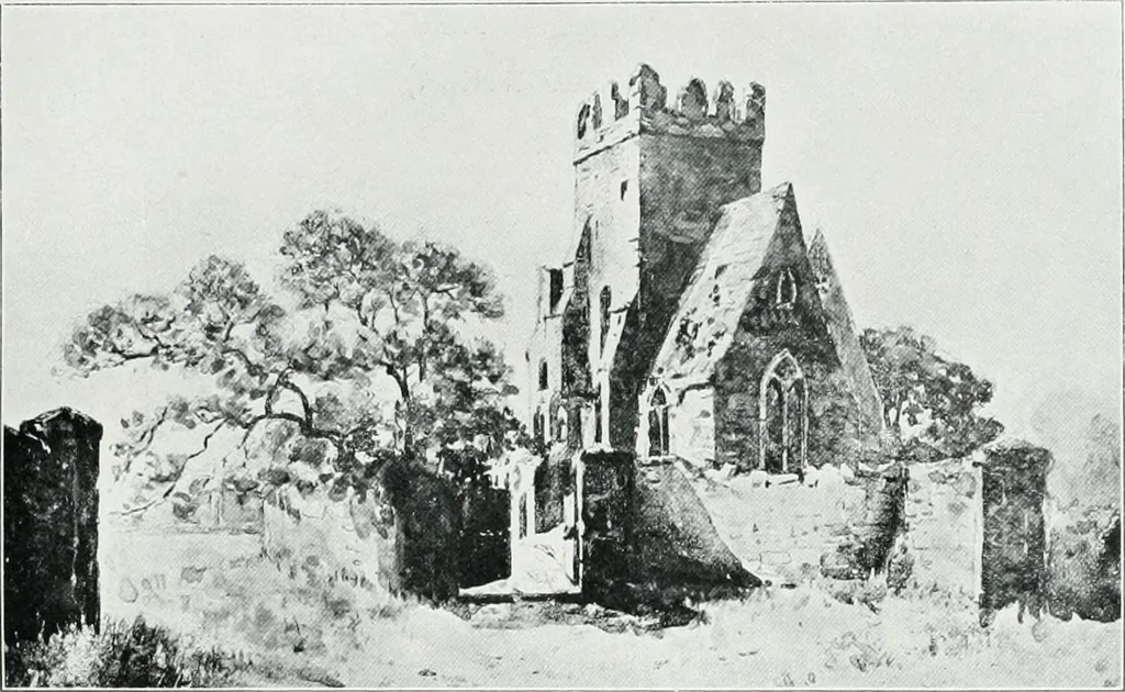 An illustration from Irish life and landscape, 1900, leaf 24