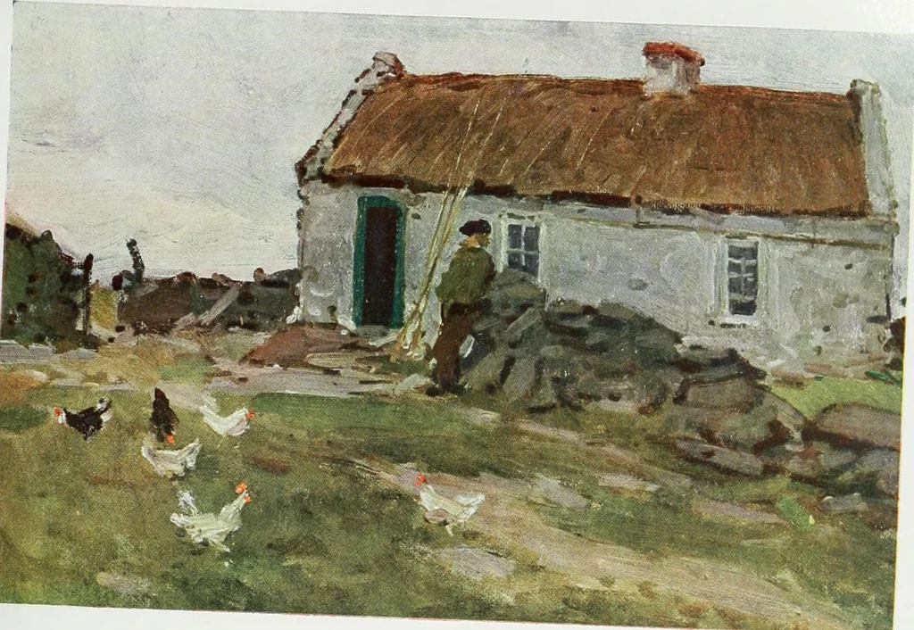 An illustration from Irish life and landscape, 1900, leaf 34
