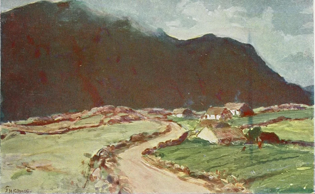 An illustration from Irish life and landscape, 1900, leaf 40
