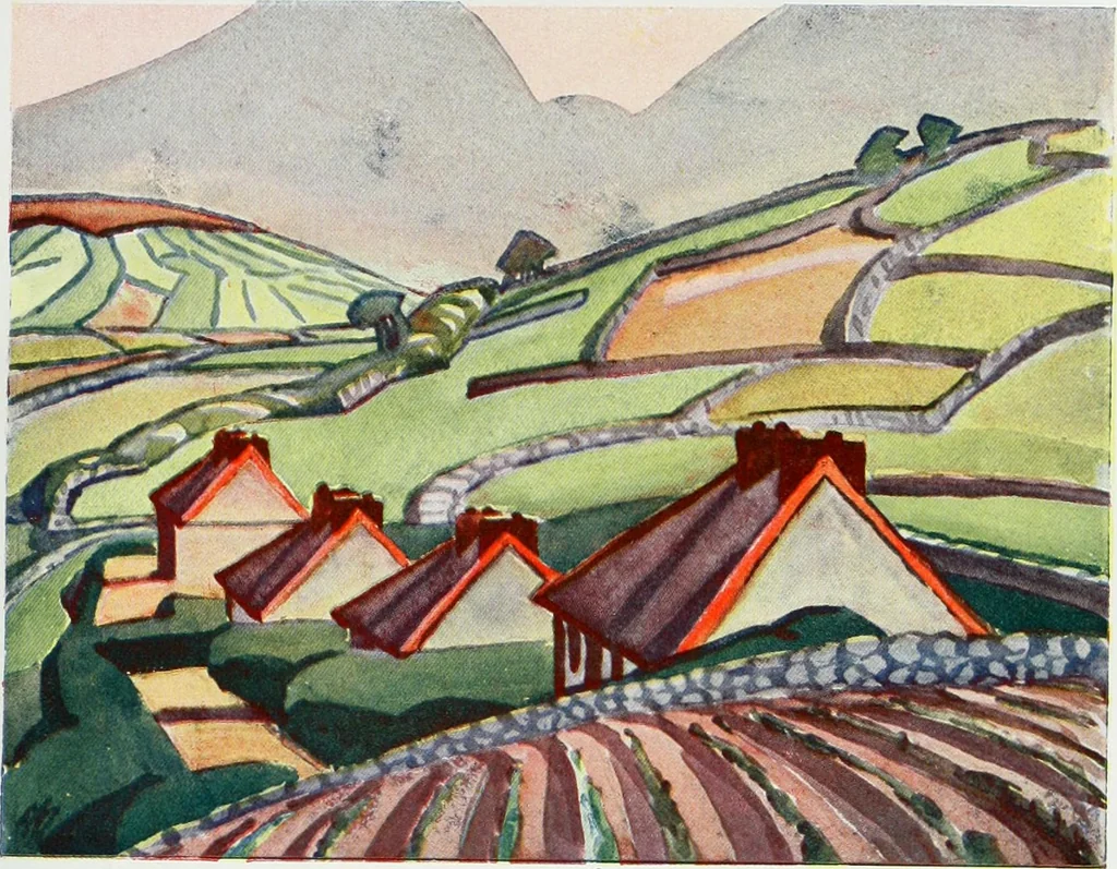 An illustration from Irish life and landscape, 1900, leaf 42