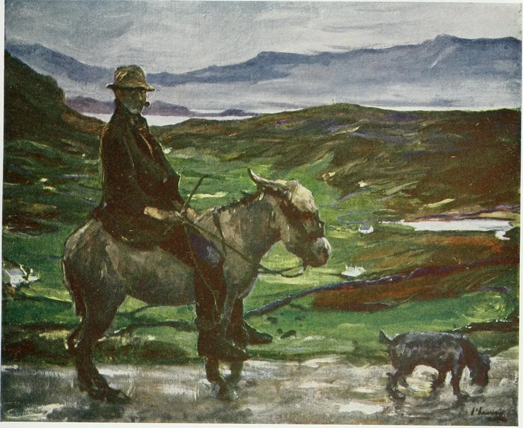 An illustration from Irish life and landscape, 1900, leaf 44