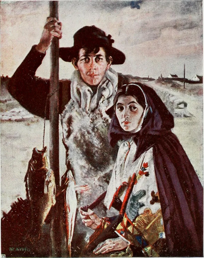 An illustration from Irish life and landscape, 1900, leaf 50