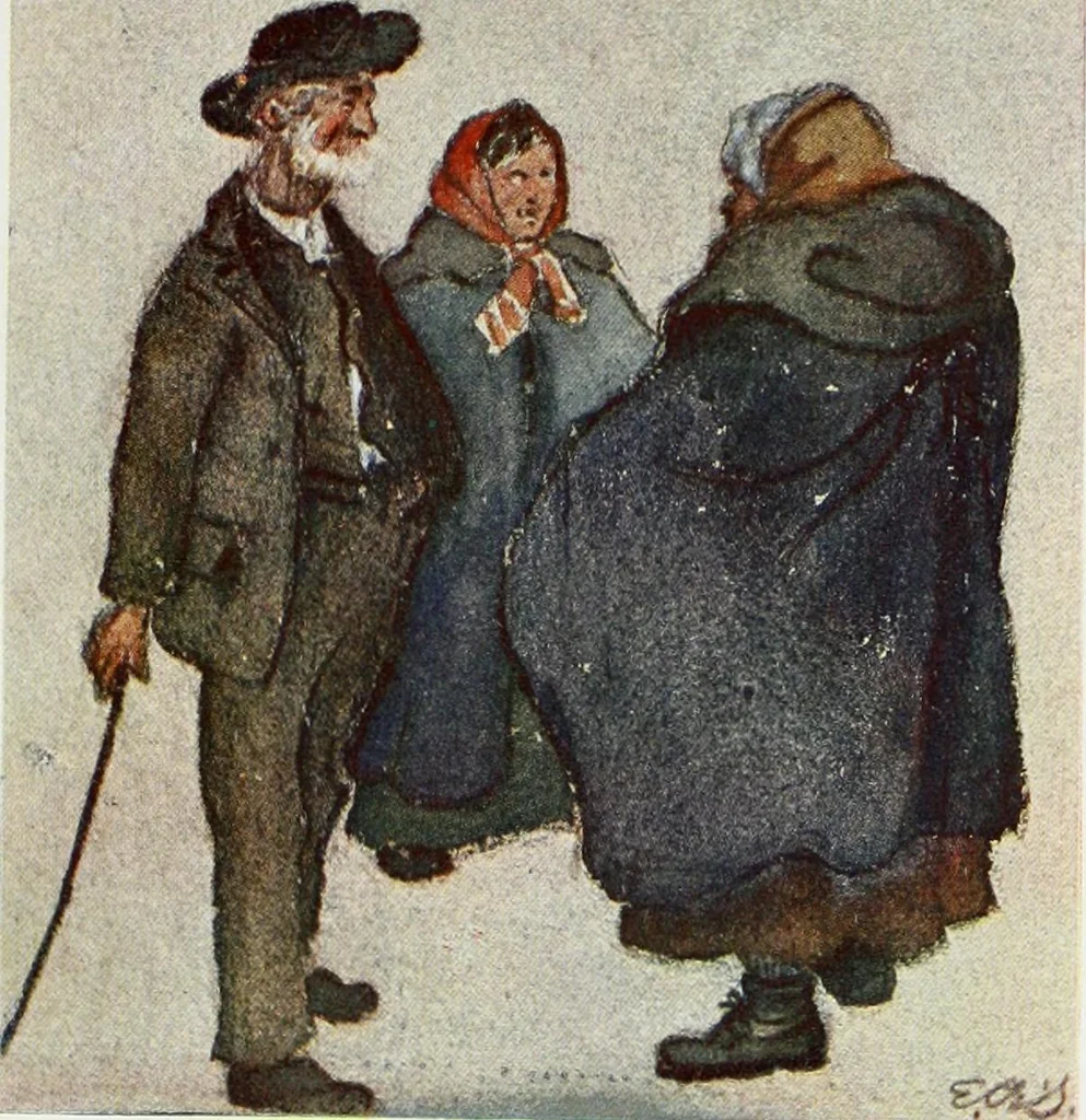 An illustration from Irish life and landscape, 1900, leaf 54