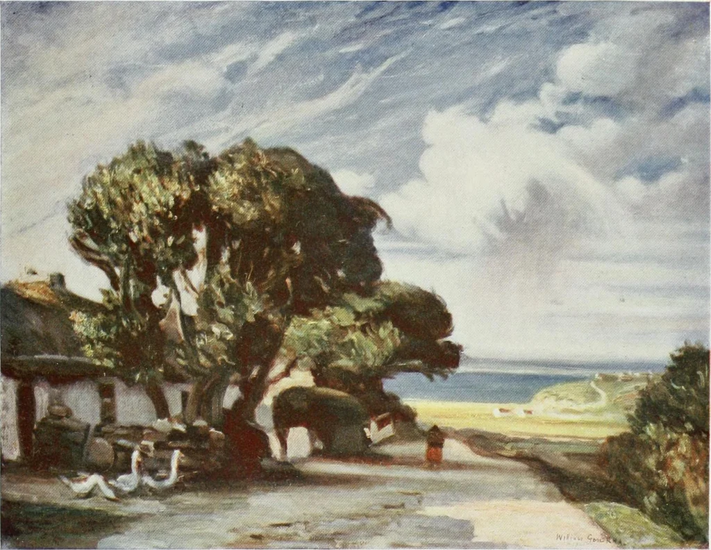 An illustration from Irish life and landscape, 1900, leaf 60