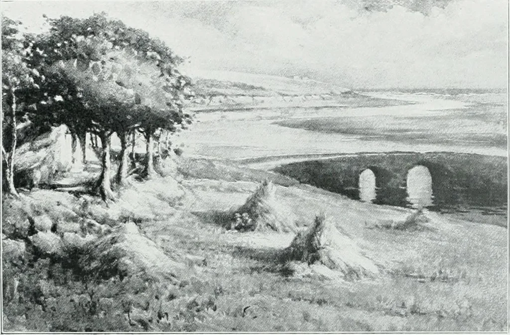 An illustration from Irish life and landscape, 1900, leaf 70