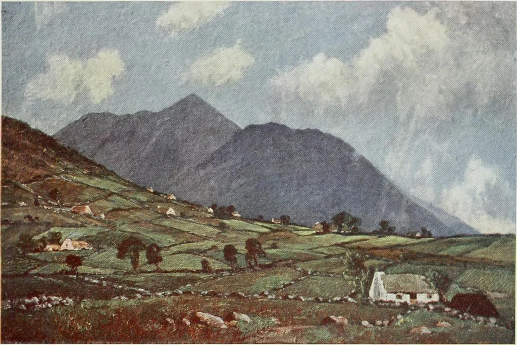 An illustration from Irish life and landscape, 1900, leaf 72