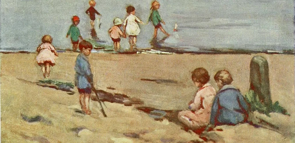 An illustration from Irish life and landscape, 1900, leaf 84