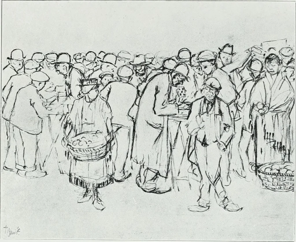 An illustration from Irish life and landscape, 1900, leaf 92