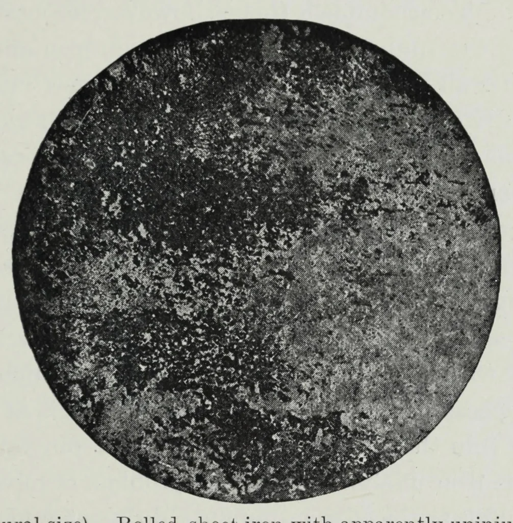 An illustration from Iron corrosion : anti-fouling and anti-corrosive paints, 1900, leaf 63