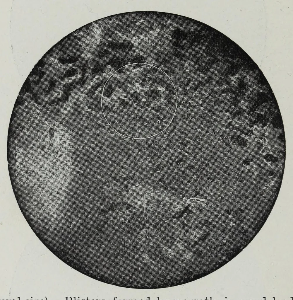 An illustration from Iron corrosion : anti-fouling and anti-corrosive paints, 1900, leaf 98