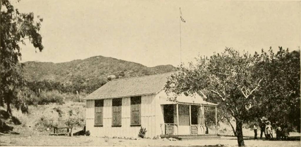 An illustration from Irrigation and religion; a study of religious and social conditions in two California counties, 1922, leaf 7